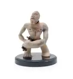 Ella Cronjé, Lust Hurts, painted and glazed ceramic, on a wooden base