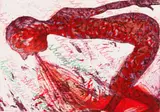 Penny Siopis, Shame Again, colour etching on paper