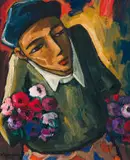 The Flower Seller by Hennie Niemann Snr, oil on board, offered May 2025