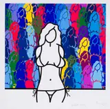 Richard Scott, Graffiti Mandy, photolithograph on paper