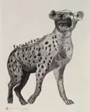 Christiaan Diedericks, The Wounded Son, linocut and blind embossing on paper