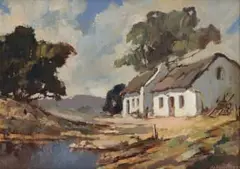 Johannes Oldert, Hermanus District, C-P, oil on board