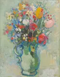 Herbert Coetzee, Beker met Blomme (Jug with Flowers)
