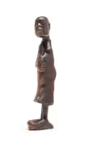 George Ramagaga, Pregnant Figure, carved wood