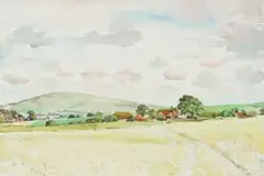Llewellyn Petley-Jones, English, Bo-Peep, watercolour on paper