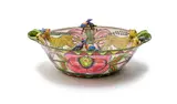 Bowl decorated with leopards and guineafowl by Ardmore Ceramic Studio, painted and glazed ceramic, sold Apr 2025
