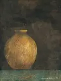 Hannes Harrs, Untitled (Vase), mixed media on paper