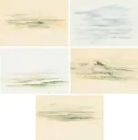 Lynette ten Krooden, Landscape, five, watercolour on paper