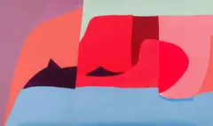 Trevor Coleman, Untitled (Abstract), acrylic on canvas