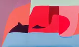 Trevor Coleman, Untitled (Abstract), acrylic on canvas