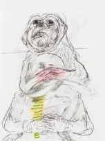 Albert Adams, Mother, lithograph on paper