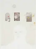 Judith Mason, Book of Life, lithograph and gold leaf on paper