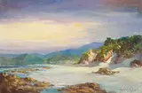 Gabriel de Jongh, Wilderness Beach, oil on canvas