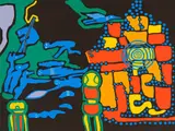 Walter Battiss, Limpopo, colour screenprint on paper