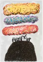 Colbert Mashile, Nong-la-Monago, colour lithograph on paper