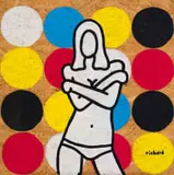 Richard Scott, Organised, acrylic on chip board