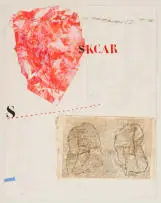 James Coignard, Mouvement Double et Rouge (Double and Red Movement), carborundum etching on paper