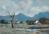 Don (Donald James) Madge, Landscape with Cottage