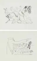 Harold Rubin, Sharpeville, two, lithograph on paper