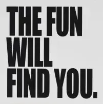 Ed Young, The Fun Will Find You., oil on canvas laid down on board
