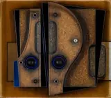 Kenneth Bakker, Relief Construction, mixed media on board