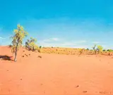 Walter Meyer, Desert Landscape, oil on canvas