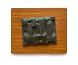 Edoardo Villa, Killarney Mall Fountain VI, Maquette, bronze, on a wooden panel