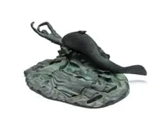 Andries Botha, For Those Taken Darkly, Maquette, bronze with a verdigris patina