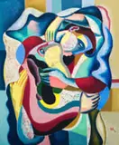 Hennie Niemann jnr, To the Moon and Back Baby, oil on canvas