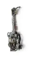 Willie Bester, Guitar, mixed media assemblage