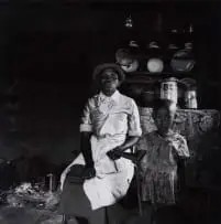 Paul Alberts, Mother and Child, Rhodes 1986, hand printed silver gelatin print