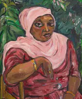 Irma Stern, Malay Woman, oil on canvas