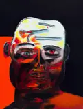 Robert Hodgins, Ishmael, oil and charcoal on canvas