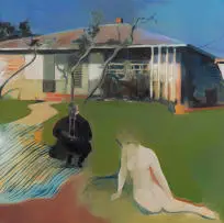 Kate Gottgens, Sensing the Trap, 2021, oil on canvas