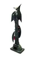 Edoardo Villa, Samurai, painted steel