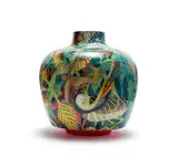 John Newdigate and Ian Garrett, Birds Feeding, porcelain with underglaze pigments