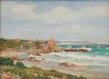 Hugo Naude, Near Shelly Beach, Voëlklip, Hermanus, oil on board