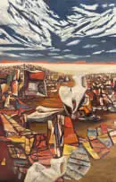 Erik Laubscher, Drought Namibia, oil on canvas