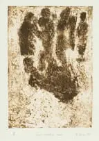 Bongi Bengu, Soul Shaking Series (II), mixed media print on paper