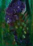 Judy Conway, Iris II, mixed media on paper