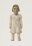 Claudette Schreuders, Anna, four colour chine-collé lithograph on paper