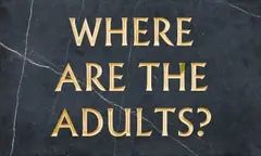 Brett Murray, Adults, marble and gold leaf