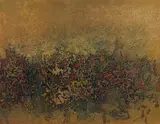 Georgina Ormiston, Trumult, oil on board