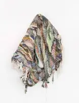 Igshaan Adams, Landskap, 2018, woven nylon rope, polyester and cotton twine