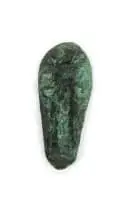 Lucas Sithole, Mask, beaten copper with copper oxide