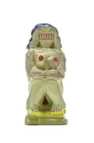 Sitting nude by Hylton Nel, painted and glazed ceramic, sold Nov 2024