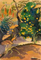 Buckie in the Garden I by Edith King, watercolour on paper, sold Nov 2024