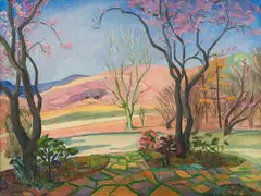 Ruth Everard Haden, Riverlands Stoep, oil on canvas