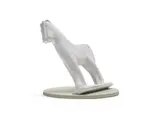 Kevin Brand, From the Horses, maquette, painted wood, on a wooden base