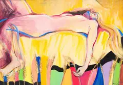 Marcella de Boom, Dromer I, oil on board